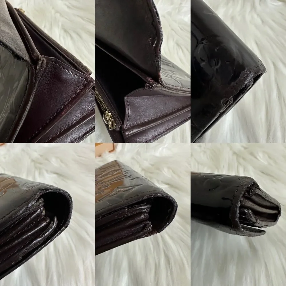 💯Authentic Louis  Vuitton Vernis Bifold Long Wallet🍀